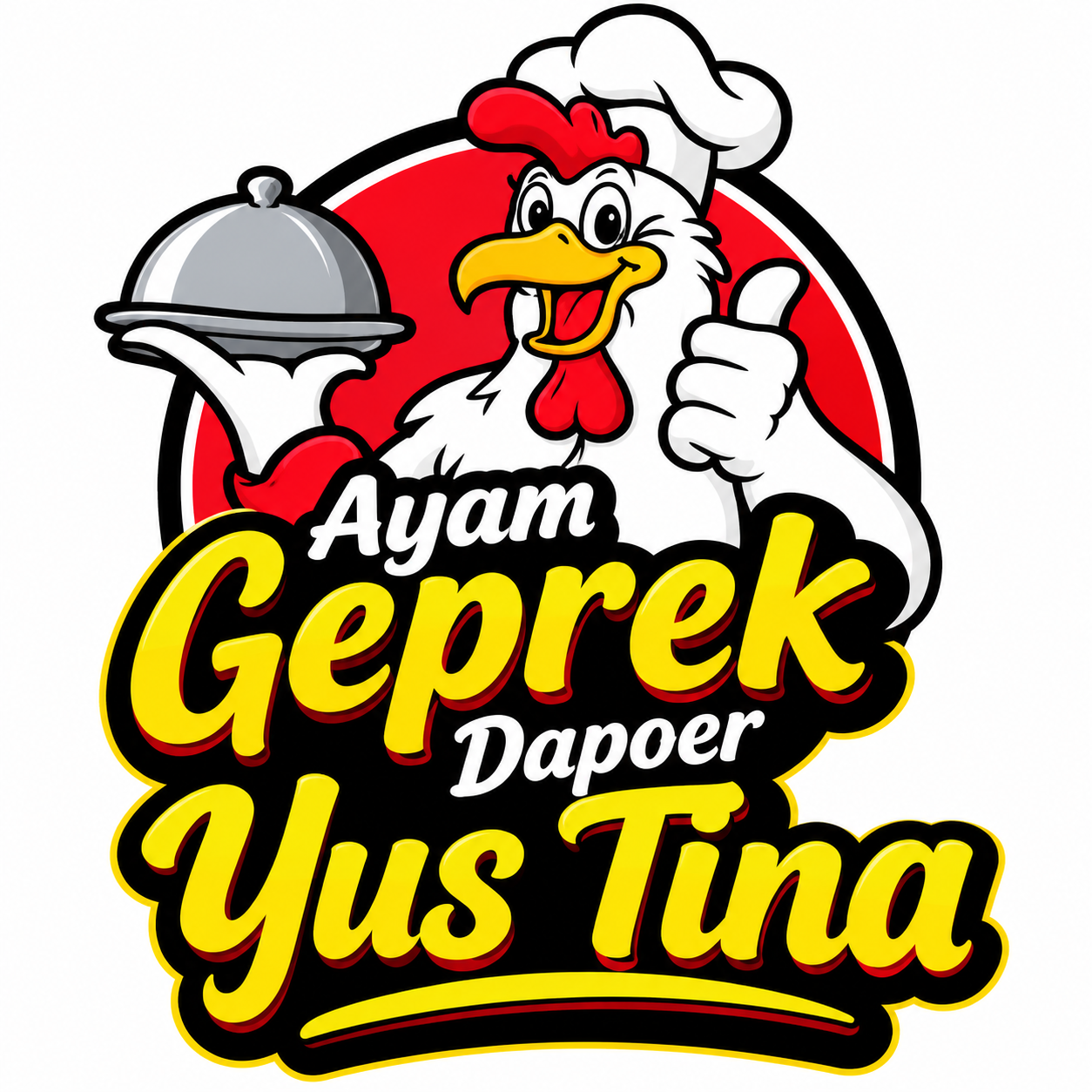 Logo Ayam Geprek Yus Tina